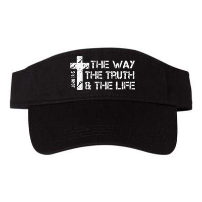 The Way Truth Life John 14 6 Bible Verse Christian Faith Visor