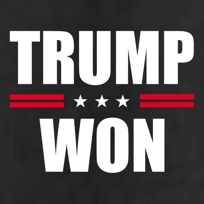 Trump Won 7 Panel Mesh Trucker Snapback Hat