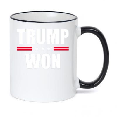 Trump Won 11oz Black Color Changing Mug