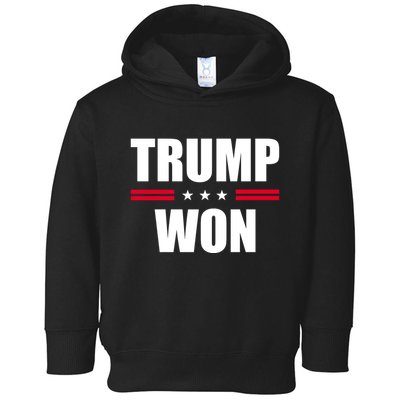Trump Won Toddler Hoodie