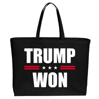 Trump Won Cotton Canvas Jumbo Tote