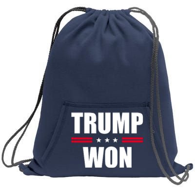 Trump Won Sweatshirt Cinch Pack Bag