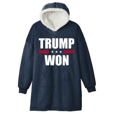 Trump Won Hooded Wearable Blanket