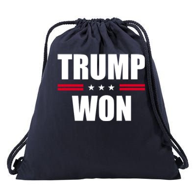 Trump Won Drawstring Bag