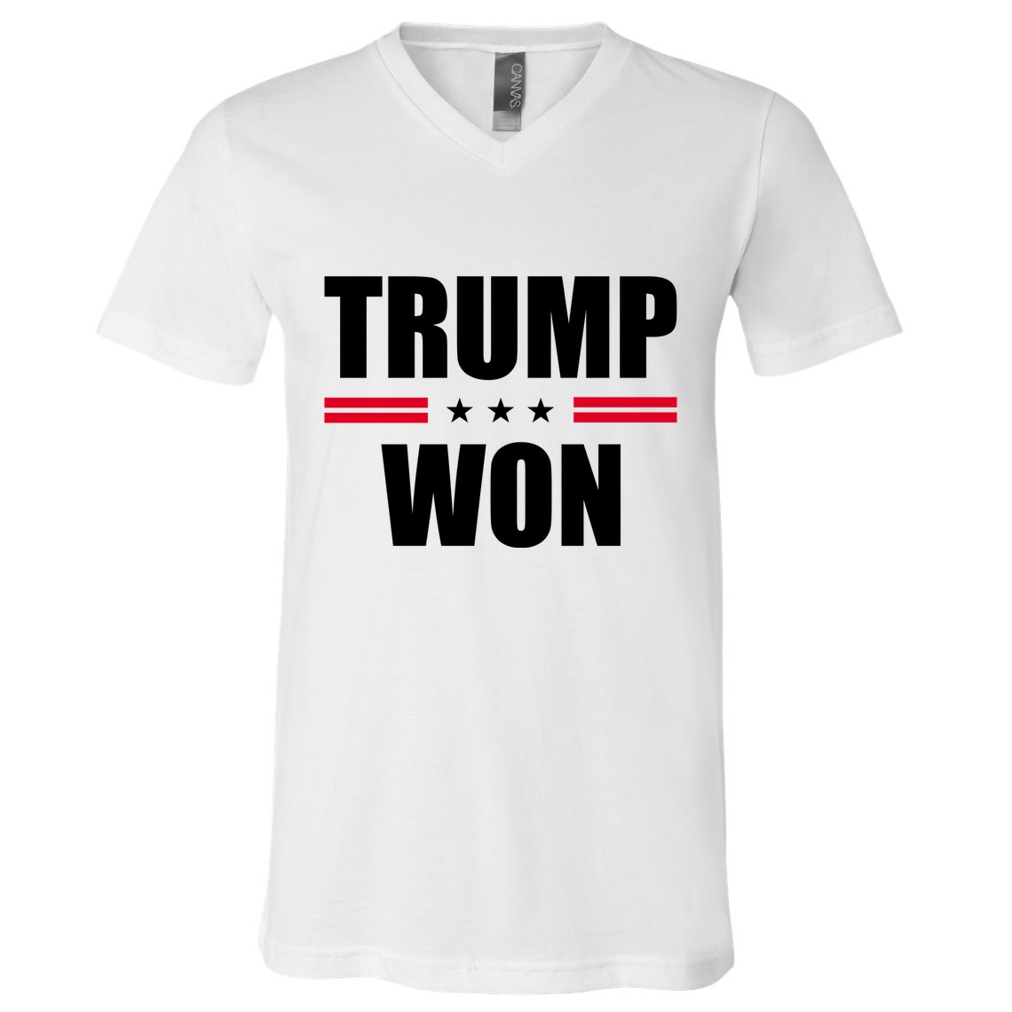Trump Won V-Neck T-Shirt