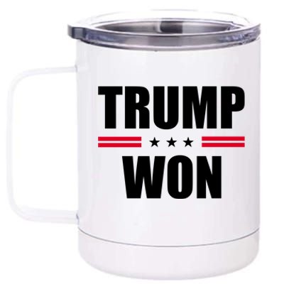 Trump Won 12 oz Stainless Steel Tumbler Cup