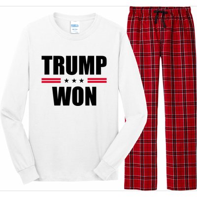 Trump Won Long Sleeve Pajama Set