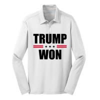 Trump Won Silk Touch Performance Long Sleeve Polo