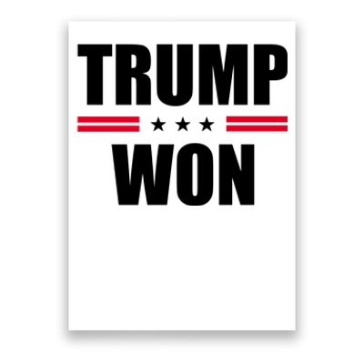 Trump Won Poster