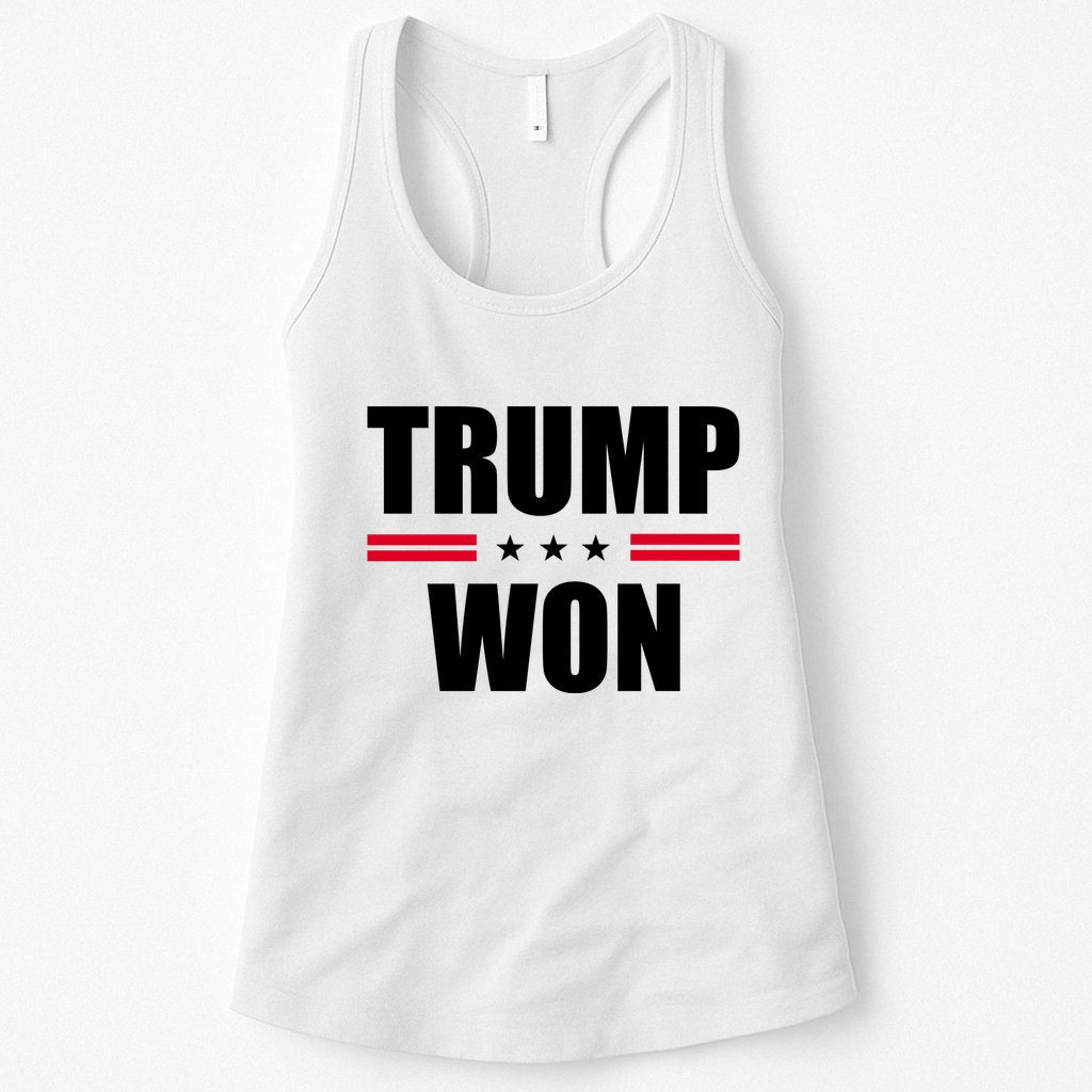 Trump Won Womens Tank Top