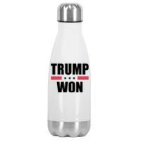 Trump Won Stainless Steel Insulated Water Bottle