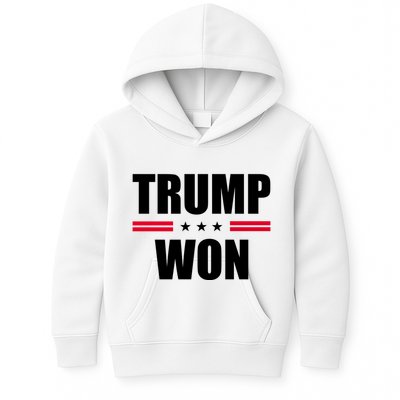 Trump Won Kids Hoodie