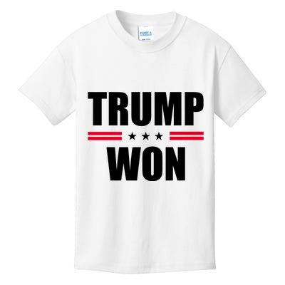 Trump Won Kids T-Shirt