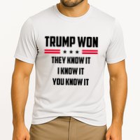 Trump Won They Know It I Know It You Know It Performance Shirt
