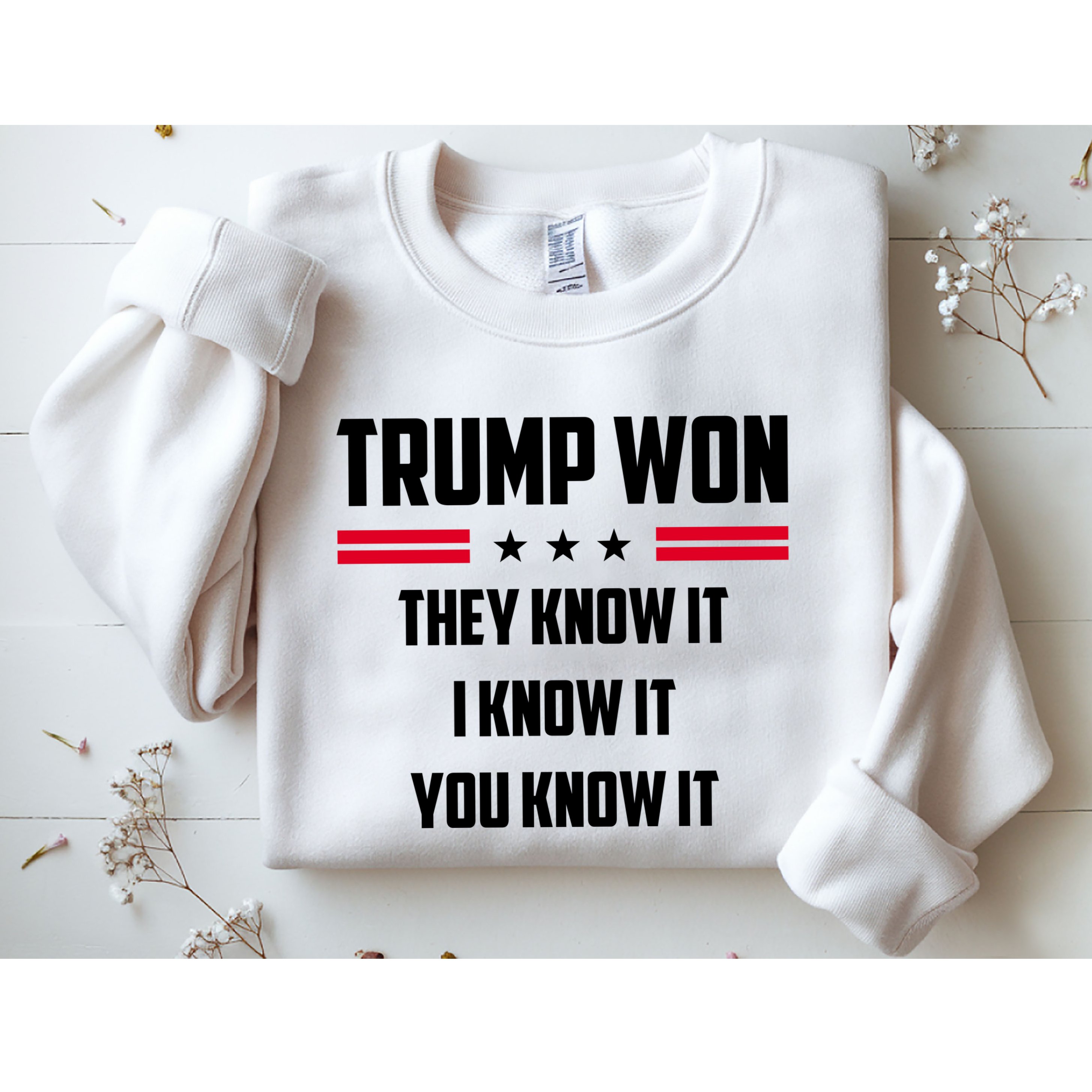 Trump Won They Know It I Know It You Know It Sweatshirt