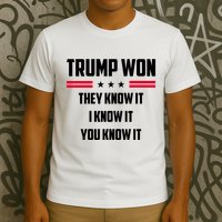 Trump Won They Know It I Know It You Know It T-Shirt