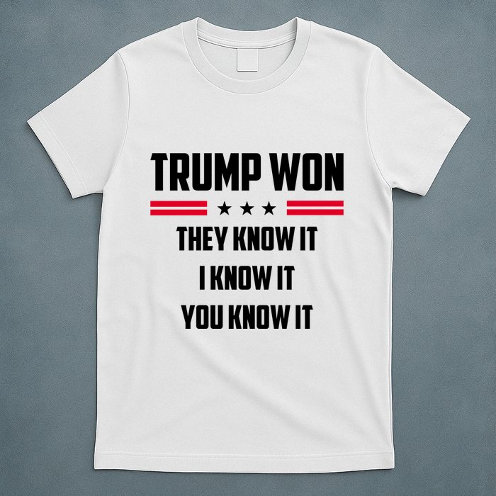 Trump Won They Know It I Know It You Know It T-Shirt