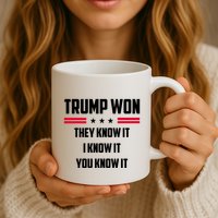 Trump Won They Know It I Know It You Know It Mug