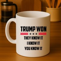Trump Won They Know It I Know It You Know It Mug