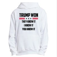 Trump Won They Know It I Know It You Know It Urban Pullover Hoodie