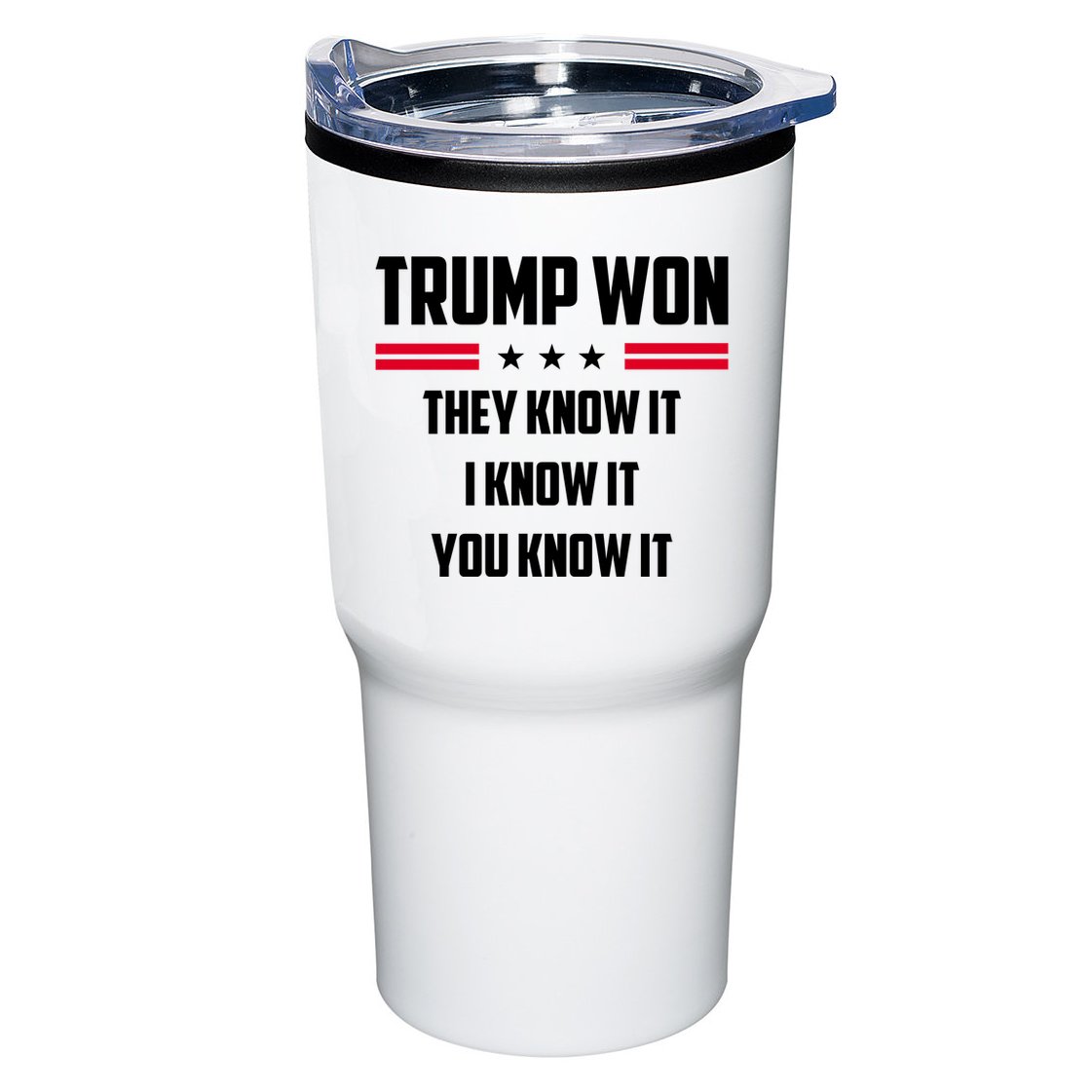 Trump Won They Know It I Know It You Know It Tumbler