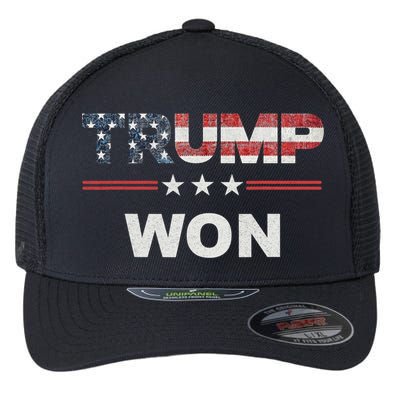 Trump Won Flexfit Unipanel Trucker Cap