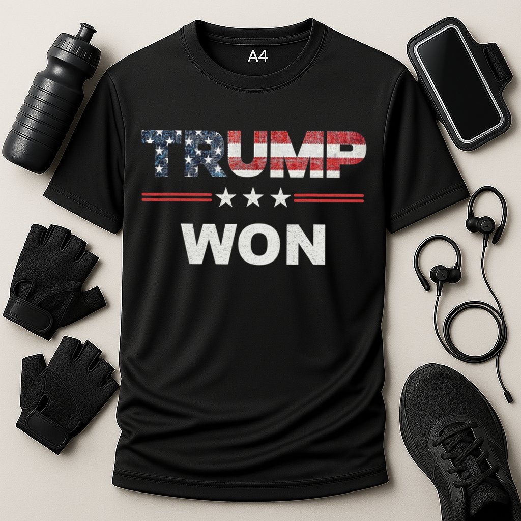 Trump Won Cooling Performance Crew T-Shirt