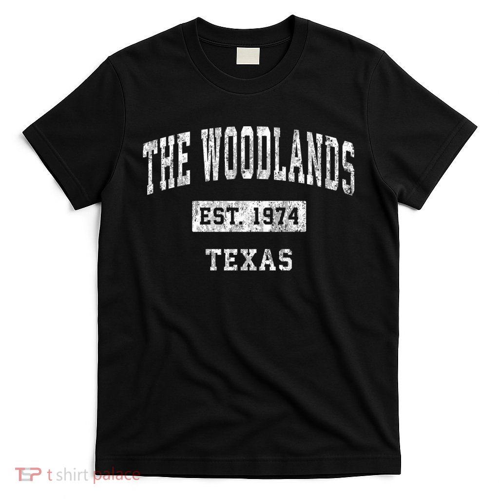 The Woodlands Texas Tx Vintage Sports T-Shirt