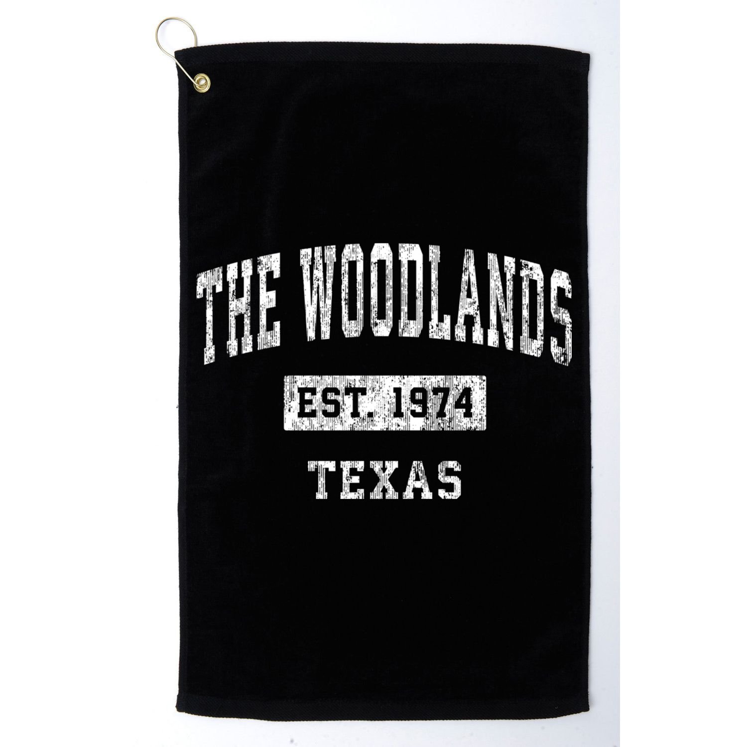 The Woodlands Texas Tx Vintage Sports Golf Towel