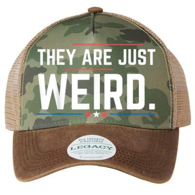 Theyre Weird They Are Just Weird Legacy Tie Dye Trucker Hat