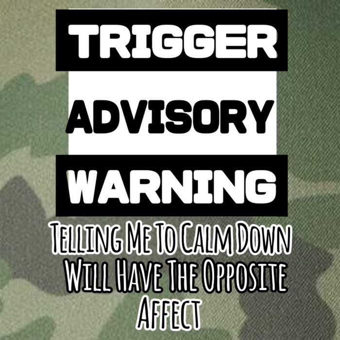 Trigger Warning Tell Me To Calm Down Opposite Affect Funny Gift Legacy Tie Dye Trucker Hat