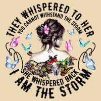 They Whispered to Her She Whispered Back I Am A Storm Bag