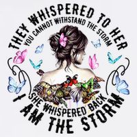 They Whispered to Her She Whispered Back I Am A Storm Cooling Performance Crew T-Shirt