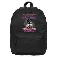 They Whispered To Her You Cannot Withstand The Storm Positive Motivational Upl 16 in Basic Backpack