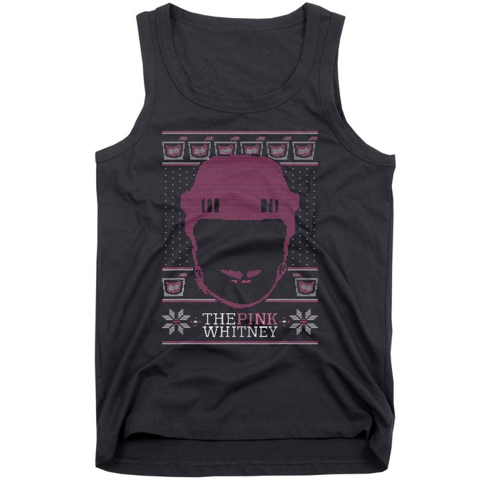 The Whitney Ugly Christmas Sweater Party Hockey Tank Top