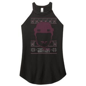 The Whitney Ugly Christmas Sweater Party Hockey Women’s Perfect Tri Rocker Tank