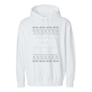 That WasnT Very Data Driven Of You Ugly Christmas Garment-Dyed Fleece Hoodie