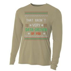 That WasnT Very Data Driven Of You Christmas Xmas Pajamas Cooling Performance Long Sleeve Crew