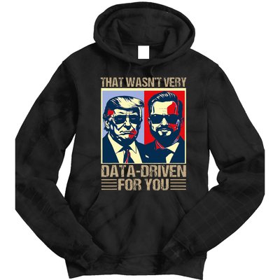 That WasnT Very Data Driven Of You Christmas Xmas Pajamas Tie Dye Hoodie