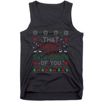 That WasnT Very Data Driven Of You Christmas Xmas Pajamas Tank Top