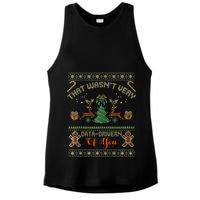 That WasnT Very Data Driven Of You Ugly Christmas Sweaters Ladies PosiCharge Tri-Blend Wicking Tank