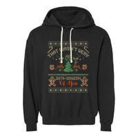 That WasnT Very Data Driven Of You Ugly Christmas Sweaters Garment-Dyed Fleece Hoodie
