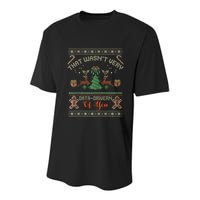That WasnT Very Data Driven Of You Ugly Christmas Sweaters Youth Performance Sprint T-Shirt