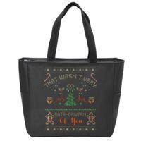 That WasnT Very Data Driven Of You Ugly Christmas Sweaters Zip Tote Bag