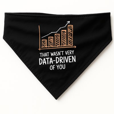 That WasnT Very Data Driven Of You USA-Made Doggie Bandana