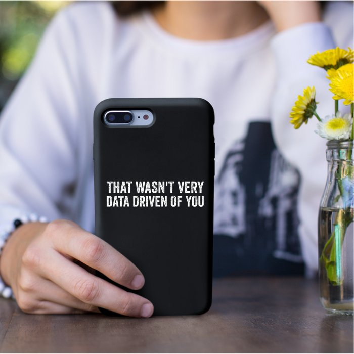 That WasnT Very Data Driven Of You Funny Data Analyst Geek Permanent Decal Sticker