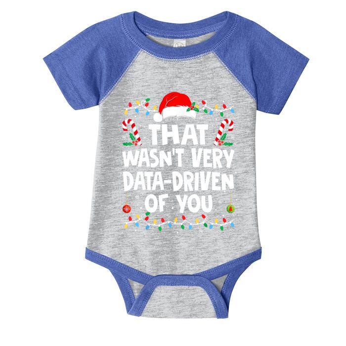 That WasnT Very Data Driven Of You Ugly Christmas Gift Infant Baby Jersey Bodysuit