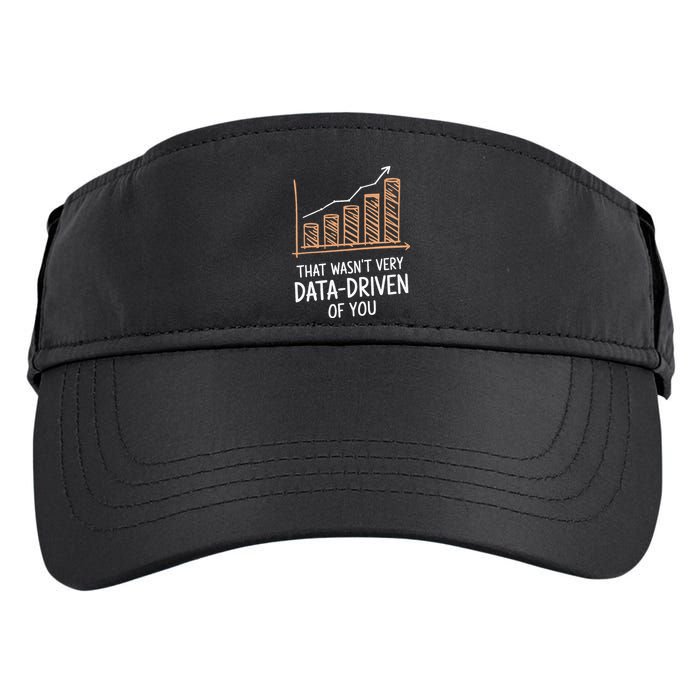 That WasnT Very Data Driven Of You Funny Data Driven Adult Drive Performance Visor