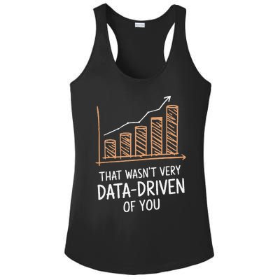 That WasnT Very Data Driven Of You Funny Data Driven Ladies PosiCharge Competitor Racerback Tank