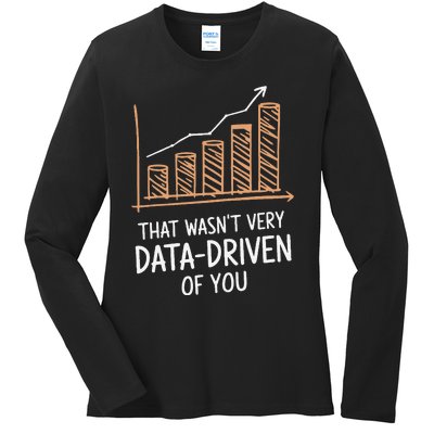 That WasnT Very Data Driven Of You Funny Data Driven Ladies Long Sleeve Shirt